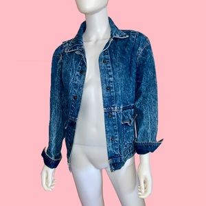 Vintage Acid Wash Denim Jacket